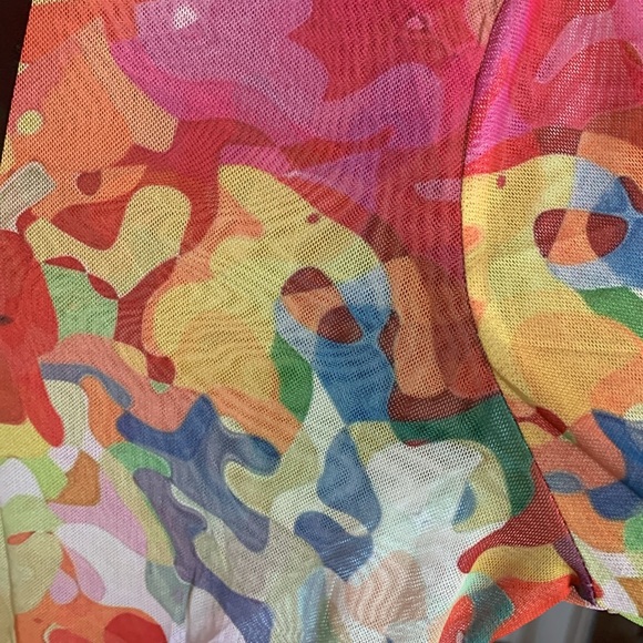 Wild Cat‎ mesh thong bodysuit. NWT. Retail 38 - Picture 3 of 6